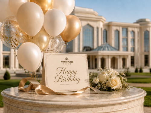 A birthday with pleasant compliments